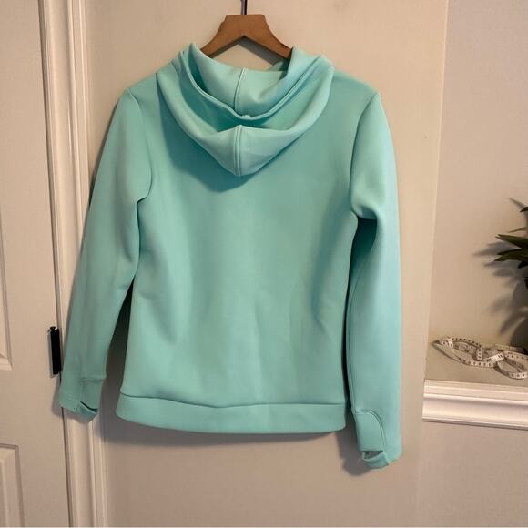 TPC Deere Run Bright Blue Hoodie Sweatshirt Scuba Material Medium Golf - Picture 5 of 11